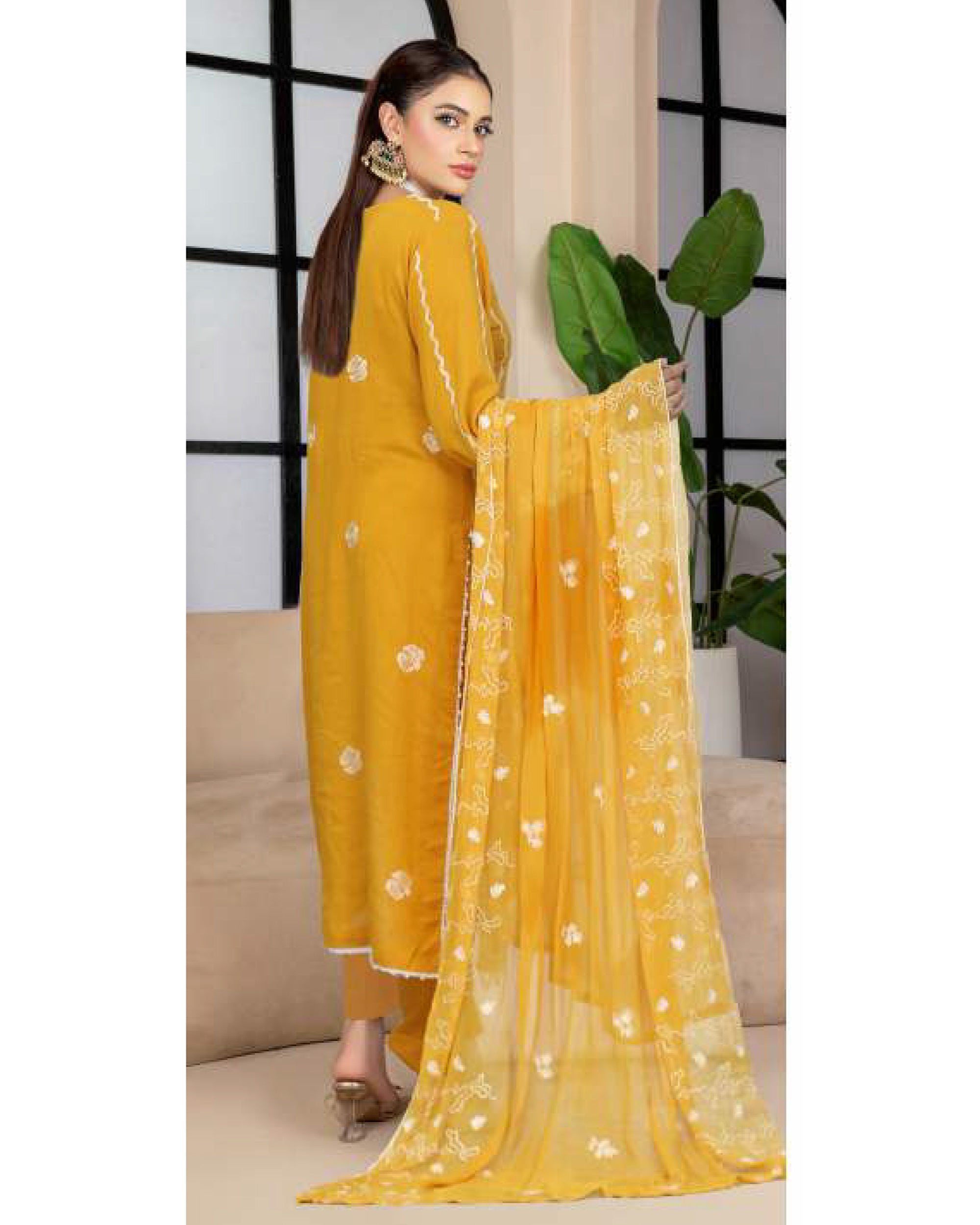 Noor Jahan Maha Noor Karandi Luxury Embroidered Suit with Dupatta - 3, Women, 3Pcs Shalwar Suit, Chase Value, Chase Value