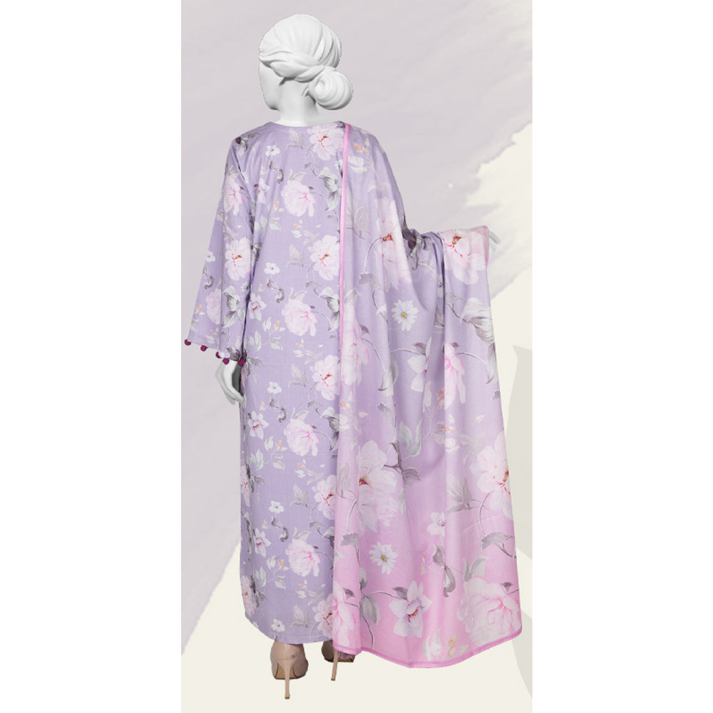 Panjnad Norah Lawn By J. Printed Unstitched 3 Pcs Suit - 241301, Women, 3Pcs Shalwar Suit, Chase Value, Chase Value
