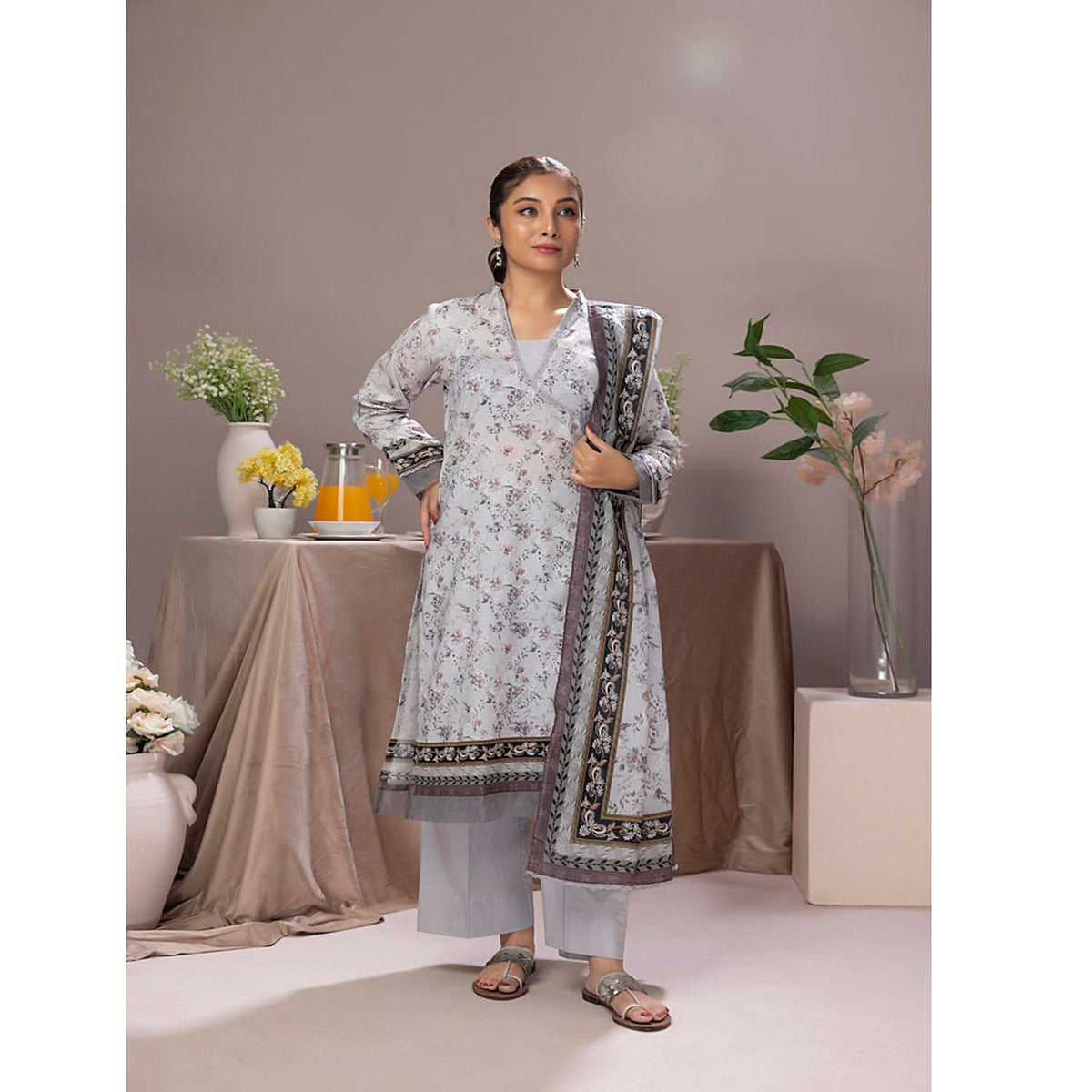 Salina Weaving Dobby By Regalia Printed Lawn Unstitched 3 Pcs Suit - 11, Women, 3Pcs Shalwar Suit, Regalia Textiles, Chase Value