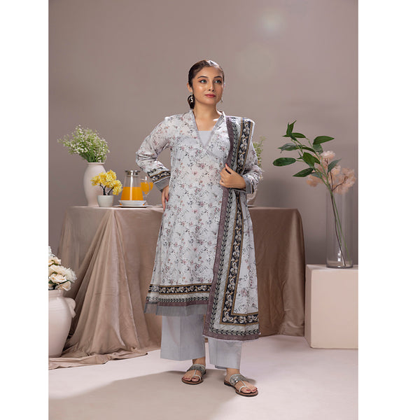 Salina Weaving Dobby By Regalia Printed Lawn Unstitched 3 Pcs Suit - 11