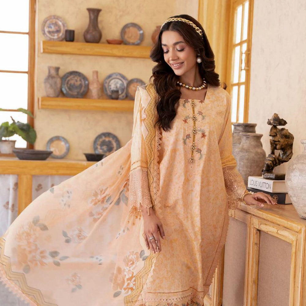 Sunshine Bloom By Al Zohaib Print Kari Lawn Unstitched 3 Pcs Suit - 11, Women, 3Pcs Shalwar Suit, Al-Zohaib Textiles, Chase Value