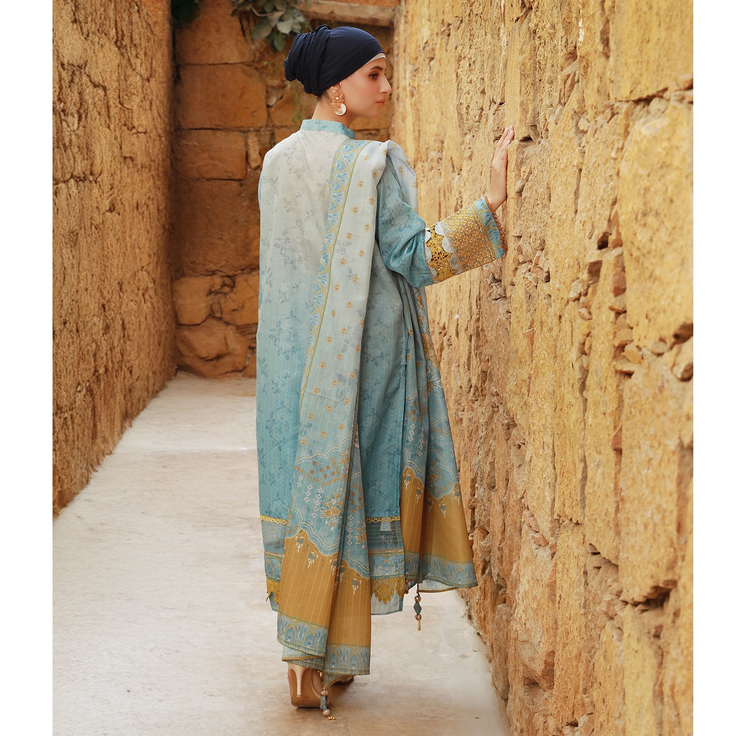 Eminent Printed Embroidered Messuri Unstitched 3 Pcs Suit - 9, Women, 3Pcs Shalwar Suit, Eminent, Chase Value