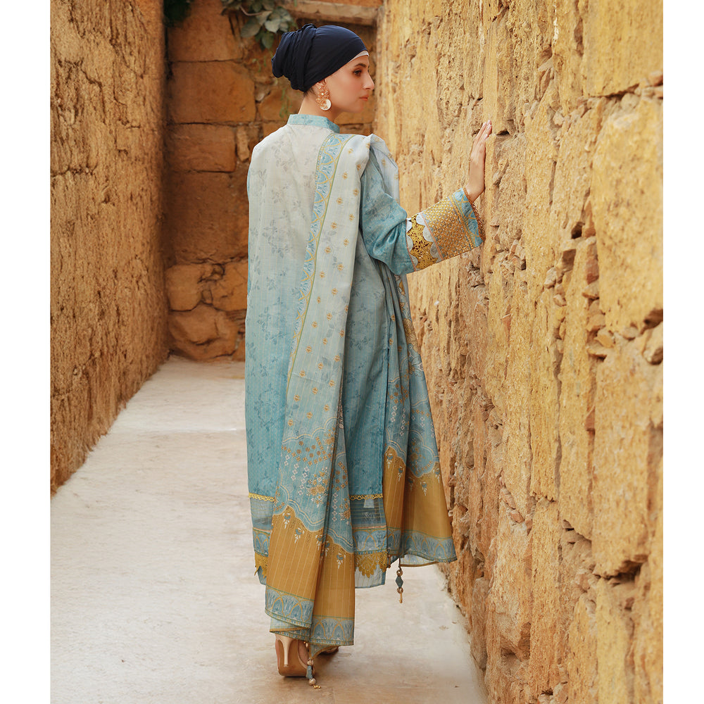 Eminent Printed Embroidered Messuri Unstitched 3 Pcs Suit - 9, Women, 3Pcs Shalwar Suit, Eminent, Chase Value