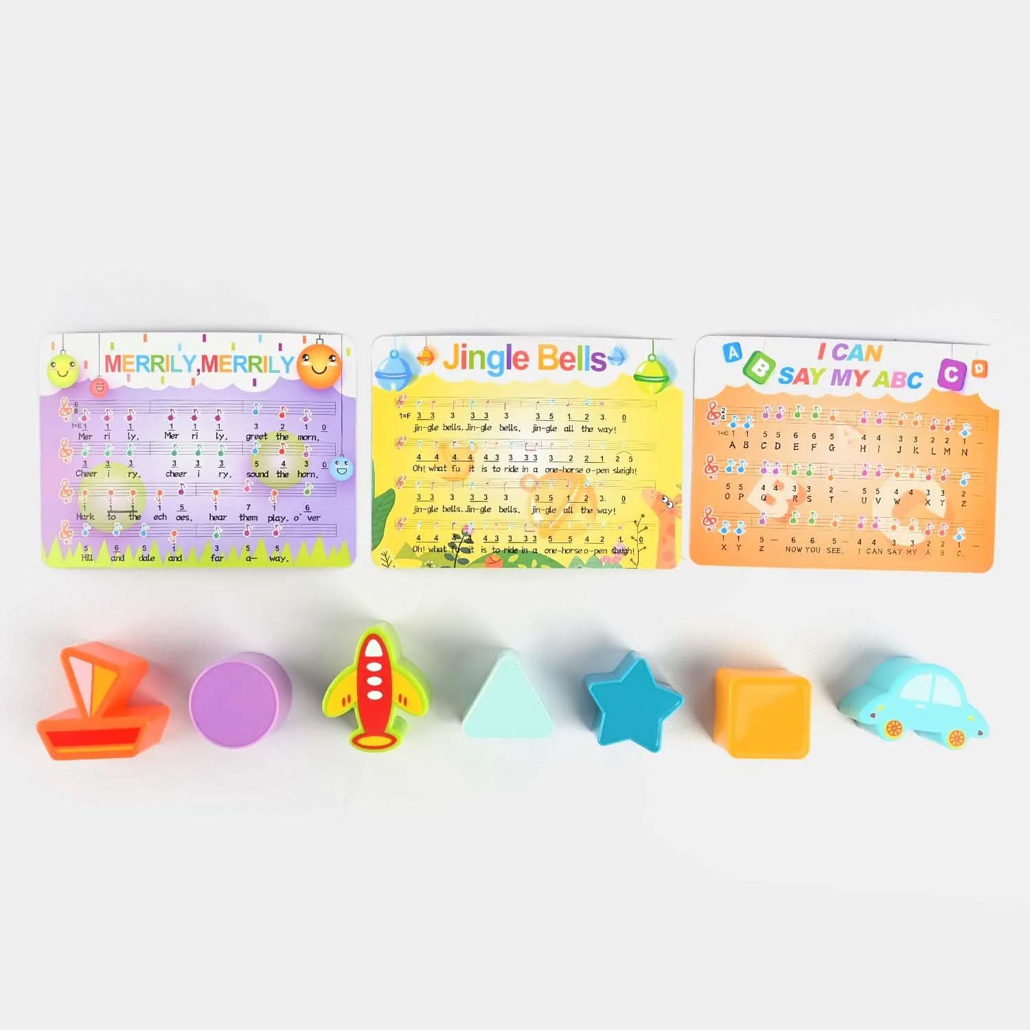 Huanger Shape Recognition Musical Toy - Multi Color, Musical Toys, Chase Value, Chase Value