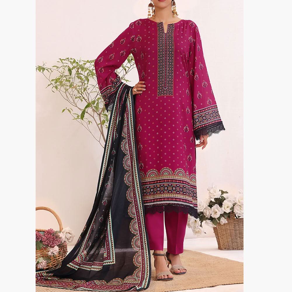 VS Misri Printed Lawn Unstitched 3Pcs Suit - 120, Women, 3Pcs Shalwar Suit, Vs Textile Mills, Chase Value
