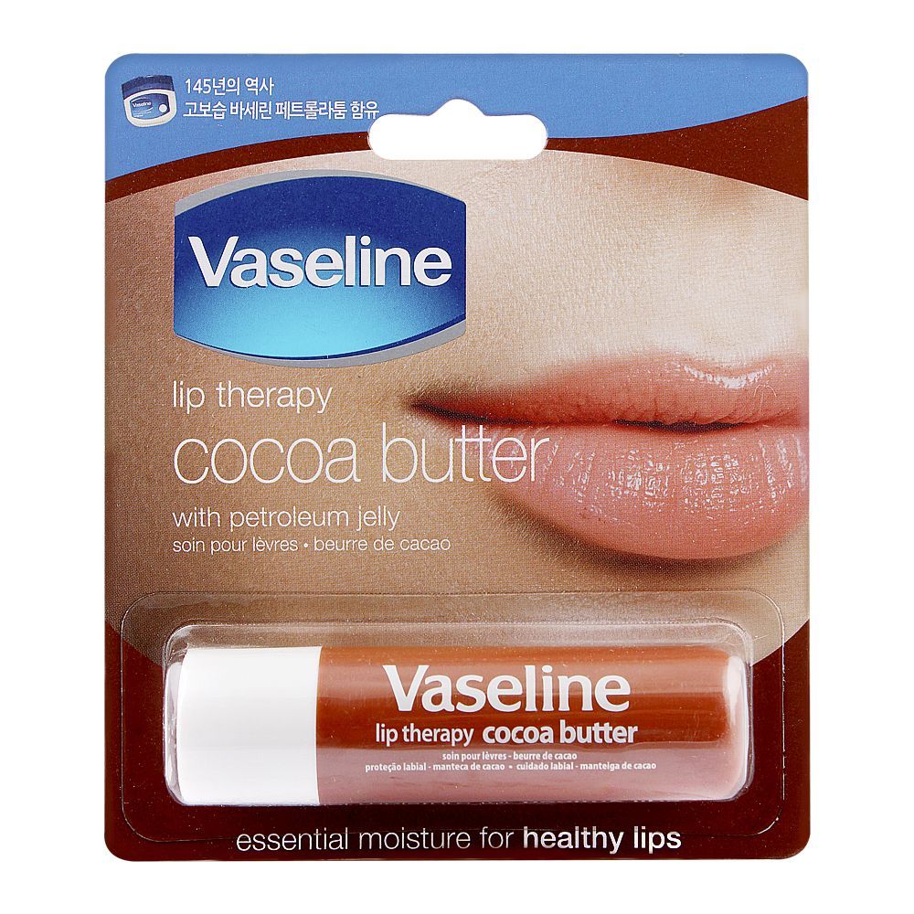 Vaseline Lip Therapy Lip Balm Cocoa Butter 4.8g, Creams & Lotions, Vaseline, Chase Value