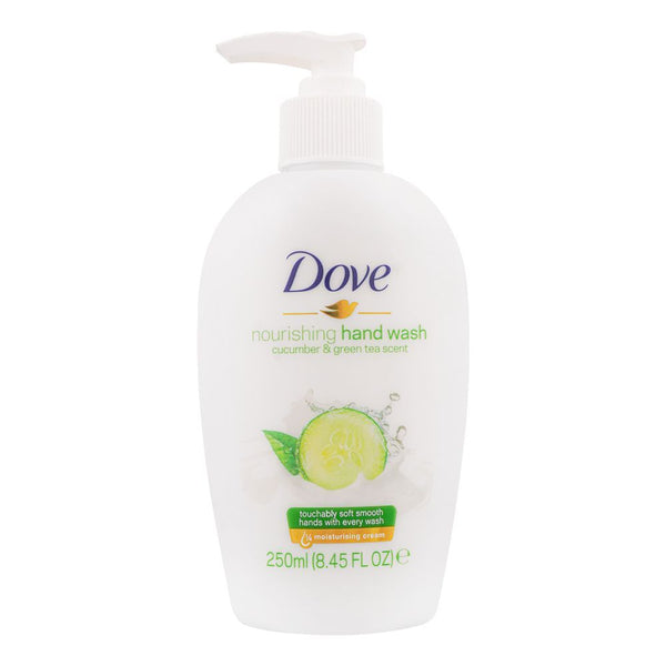 Dove Cucumber & Green Tea Scent Cream Nourishing Hand Wash, 250Ml, Hand Wash, Dove, Chase Value
