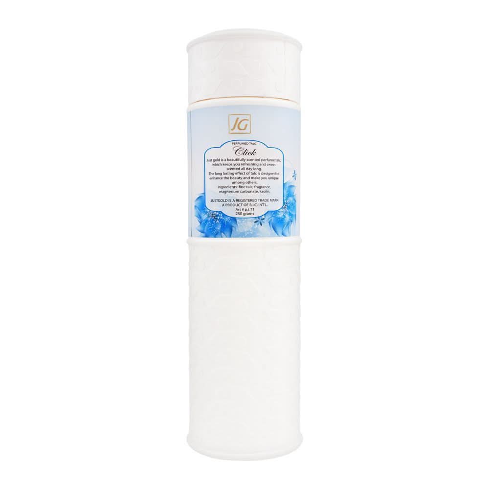 Just Gold Click Perfumed Talcum Powder, 125g, Powders, Just Gold, Chase Value