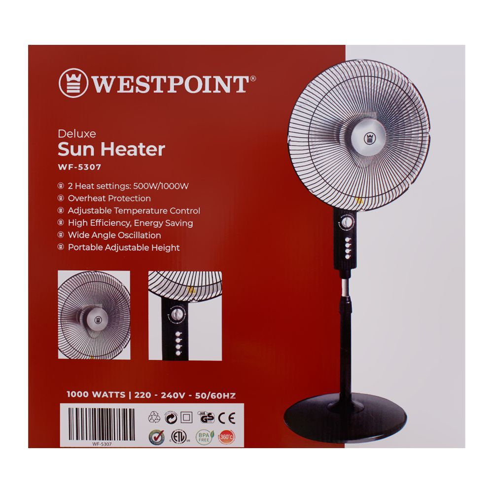 West Point Sun Heater WF-5307, Heater, Westpoint, Chase Value