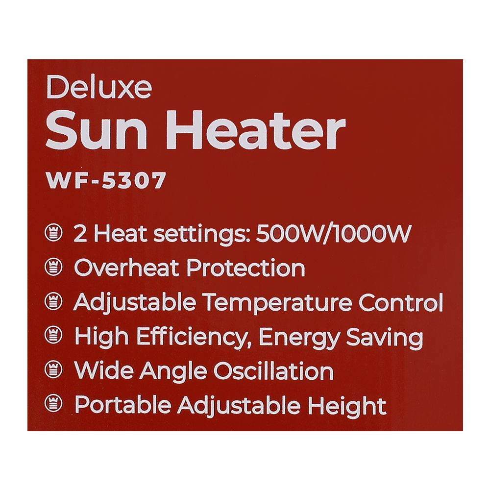 West Point Sun Heater WF-5307, Heater, Westpoint, Chase Value