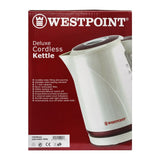 West Point Deluxe Cordless Kettle, 1.7L, 1850W, WF-989, Coffee Maker & Kettle, Westpoint, Chase Value