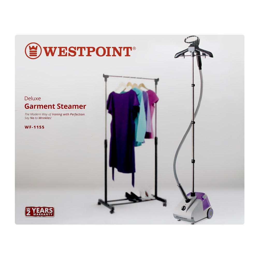 West Point Deluxe Garments Steamer, 1600W, WF-1155, iron, Westpoint, Chase Value