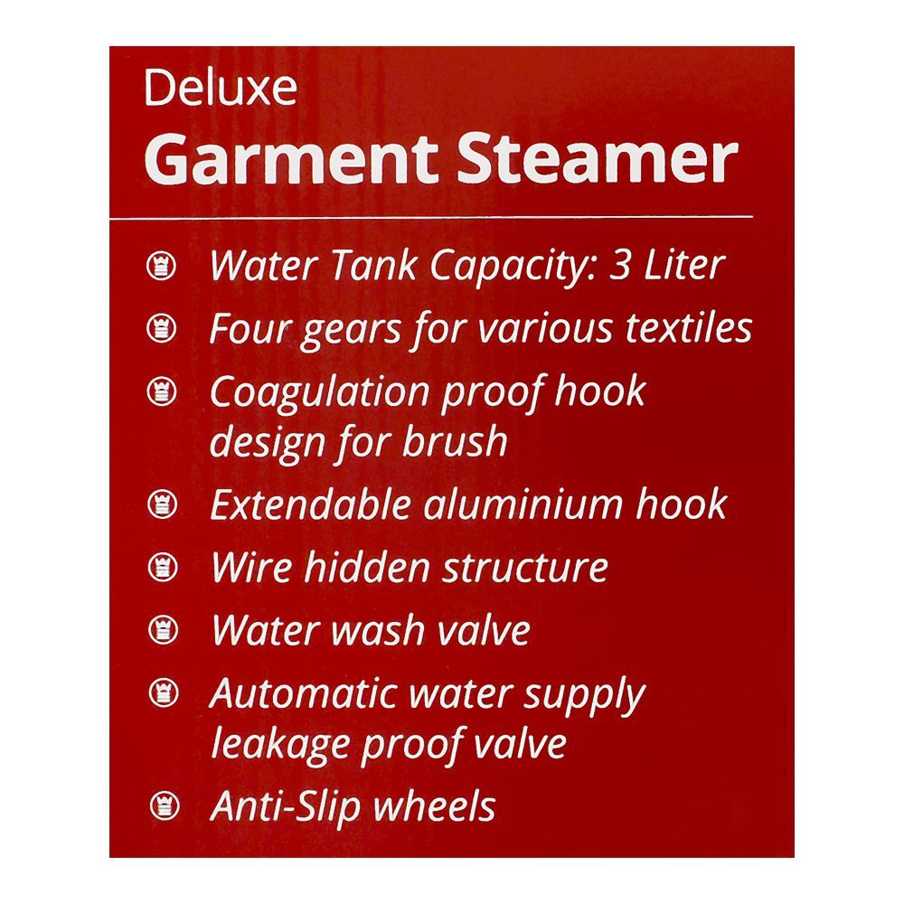 West Point Deluxe Garments Steamer, 1600W, WF-1155, iron, Westpoint, Chase Value