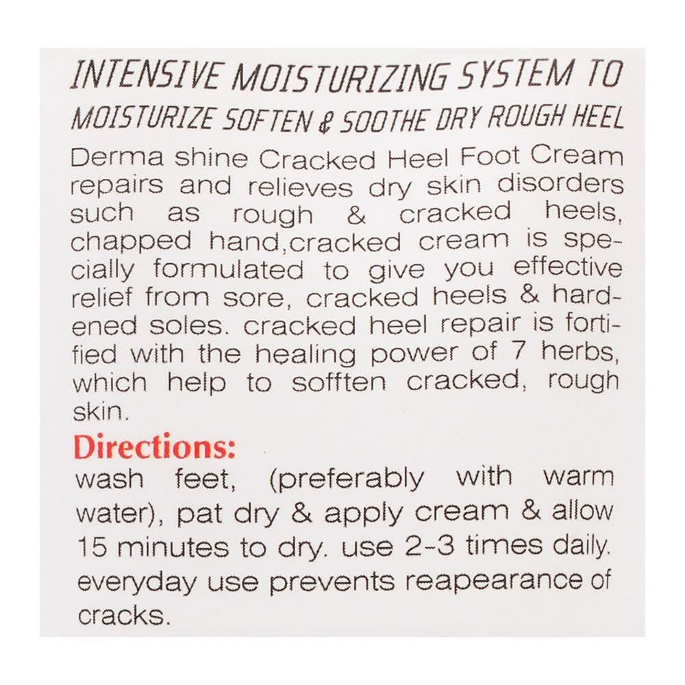 Derma Shine Intense Repair Cracked Heel Foot Cream, 200g, Creams & Lotions, Derma Shine, Chase Value