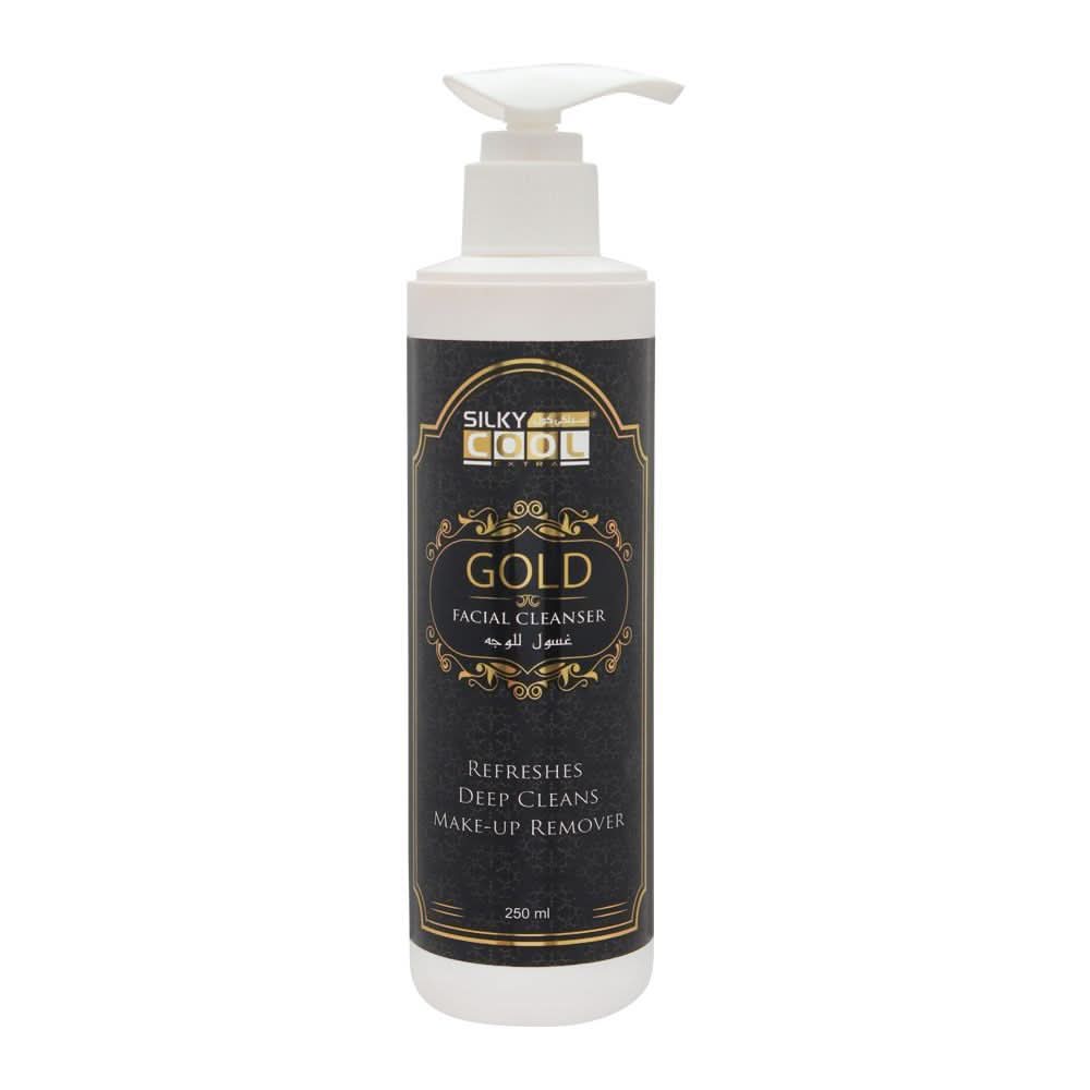 Silky Cool Gold Facial Cleanser 250ML, Makeup Removers & Cleansers, Silky Cool, Chase Value