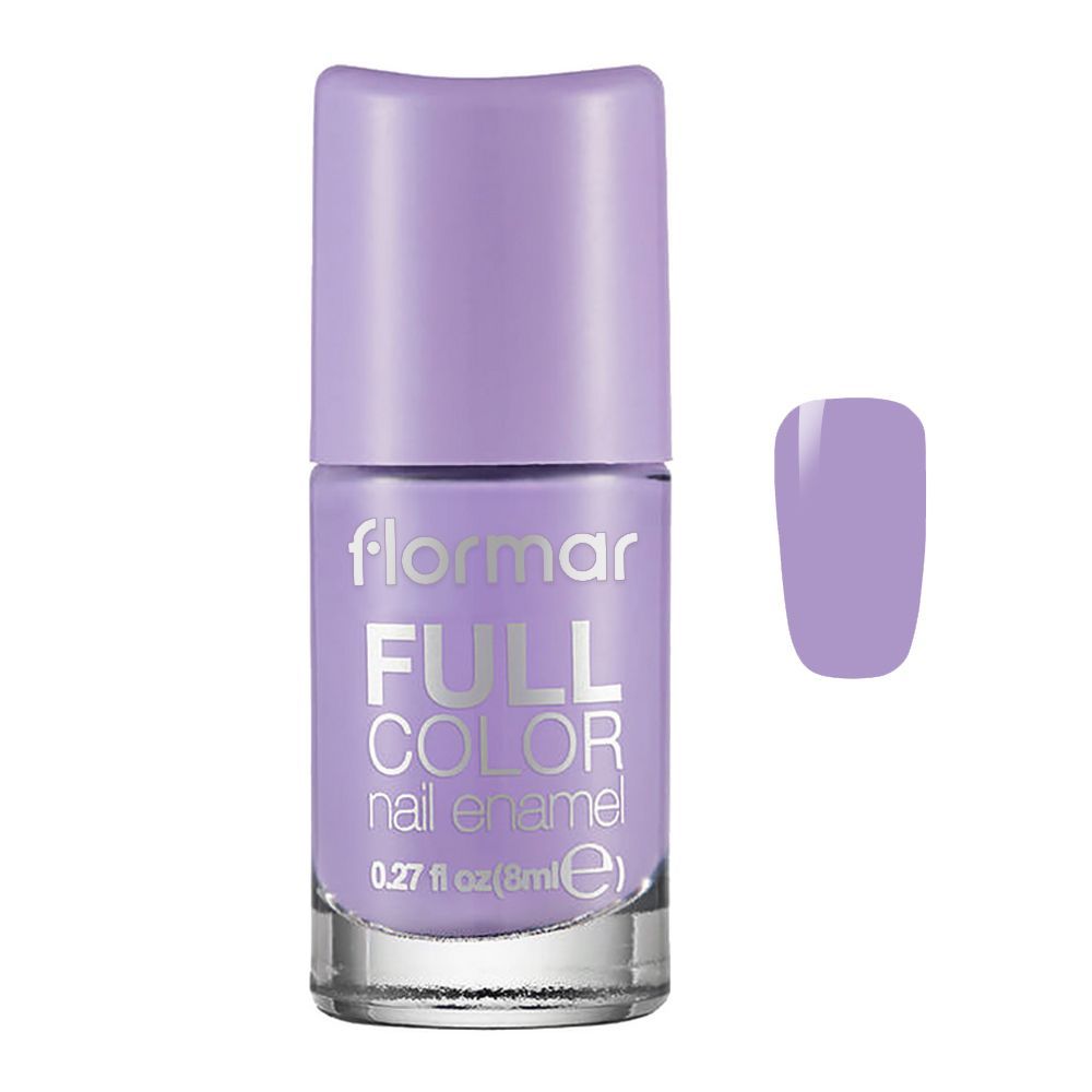 Flormar Full Color Nail Enamel, FC14 Lavender Relaxation, 8ml, Nails, Flormar, Chase Value