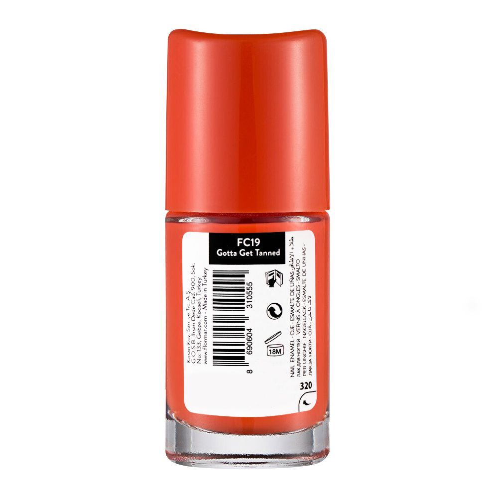 Flormar Full Color Nail Enamel, FC19, Gotta Get Tanned, 8ml, Nails, Flormar, Chase Value