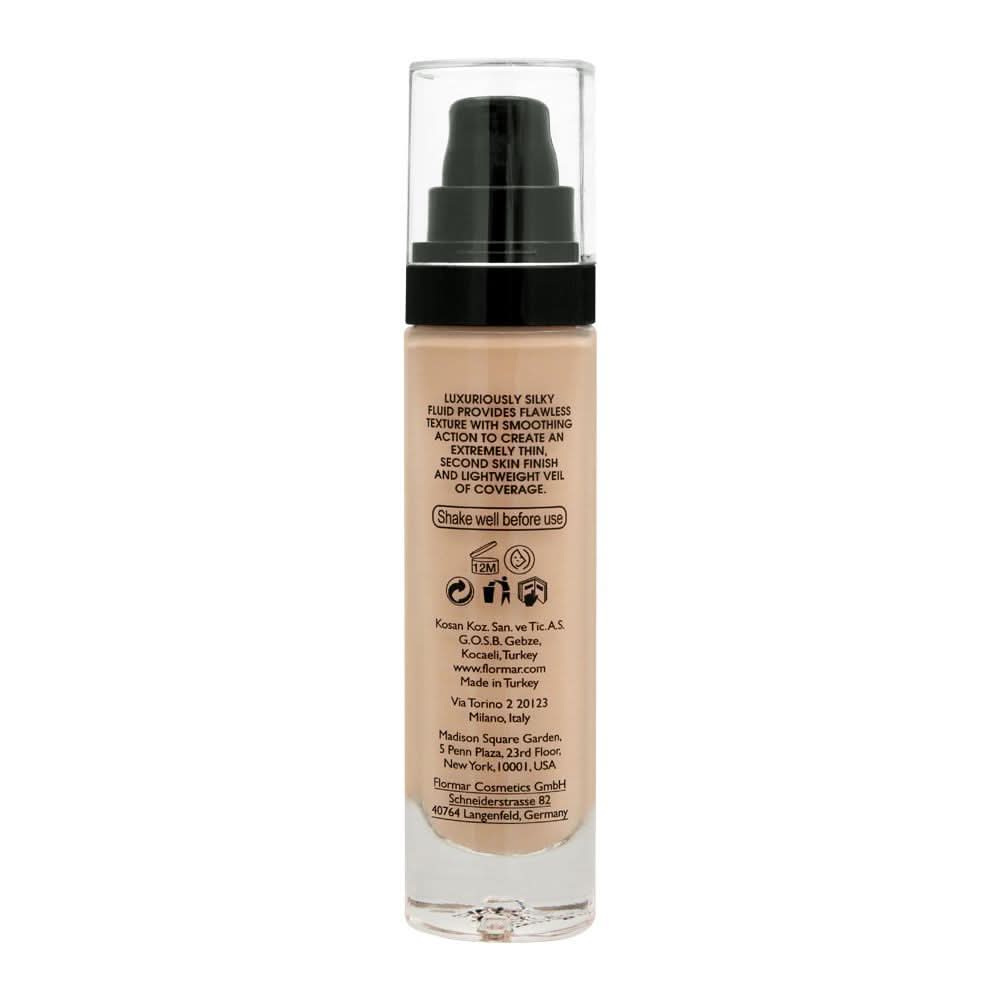 Flormar Invisible Coverage HD Foundation, 80 Soft Beige 30ml, Foundation, Flormar, Chase Value