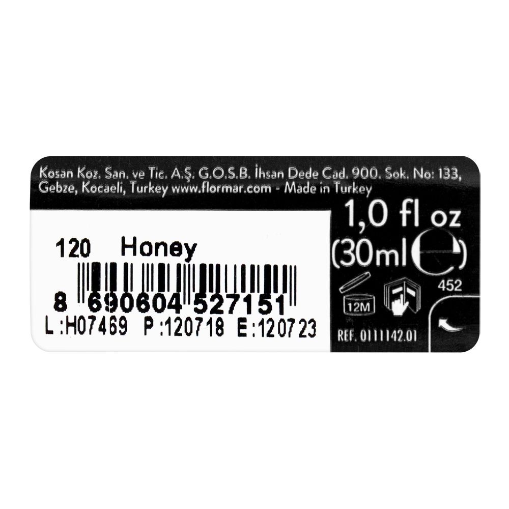 Flormar Invisible Coverage HD Foundation, 120 Honey 30ml, Foundation, Flormar, Chase Value