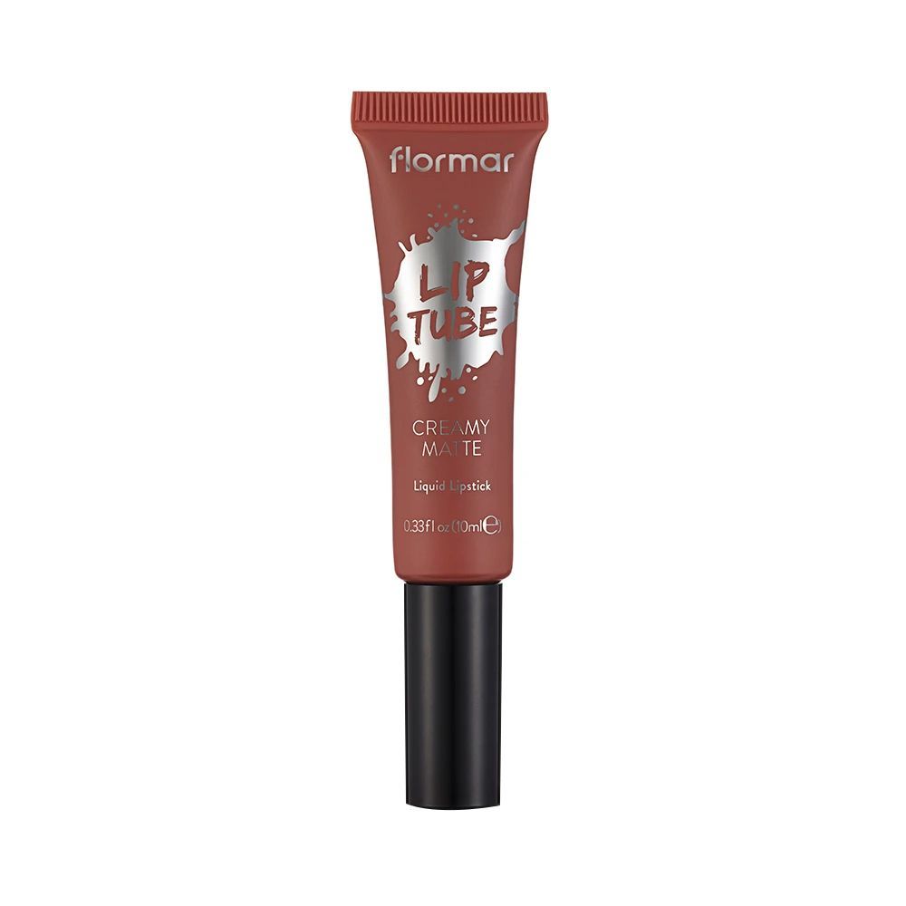 Flormar Creamy Matt Lip Tube Liquid Lipstick, 04 Hot Peach, Liquid Lipstick, Flormar, Chase Value