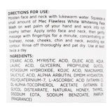 Mec Whitening Flawless White Face Wash, 100g, Face Washes, Mec, Chase Value