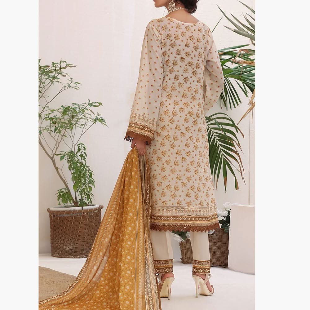VS Misri Printed Lawn Unstitched 3Pcs Suit - 121, Women, 3Pcs Shalwar Suit, Vs Textile Mills, Chase Value