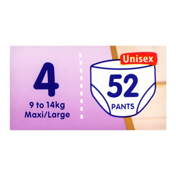 Leo Plus Super Fit Baby Pants Large No. 4, 9-14Kg, 52-Pack, Diapers & Wipes, LEO, Chase Value