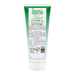 Derma Shine Purifying Tea Tree Acne Face Wash, For Oily Combination Skin, 200G