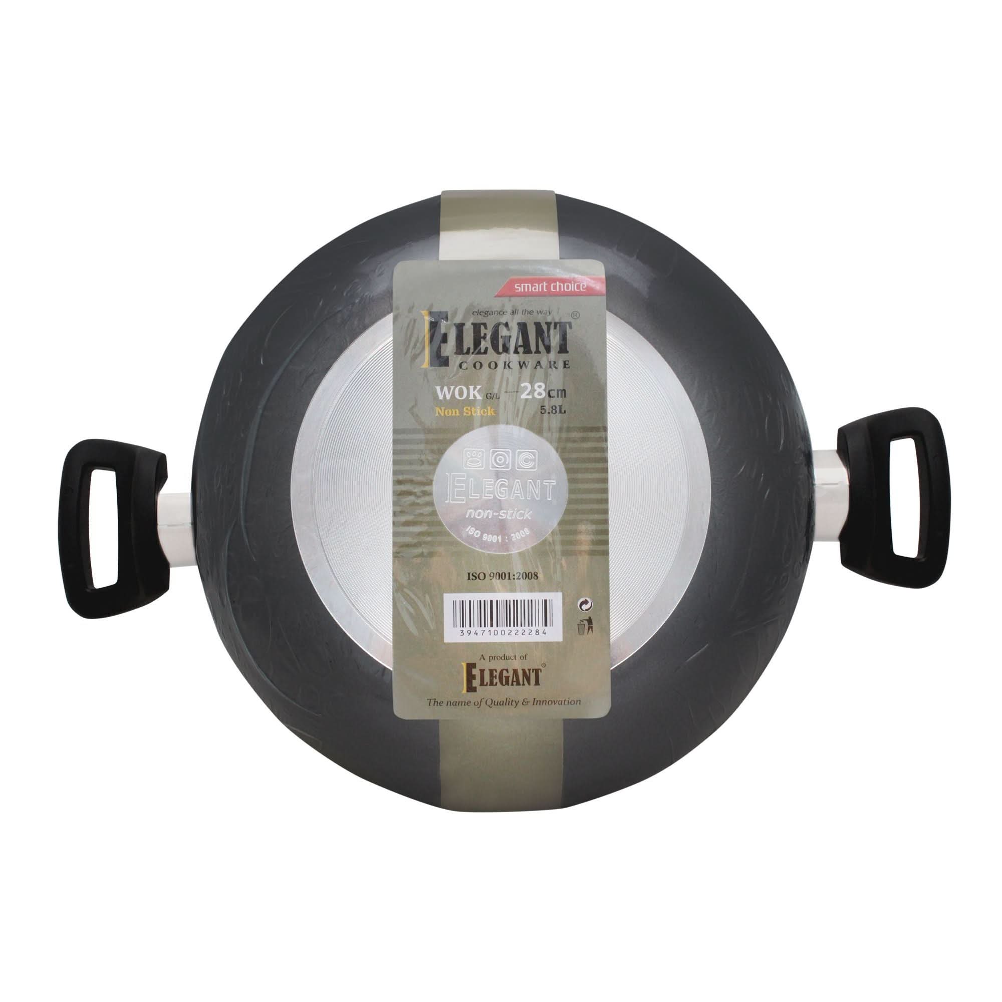 Elegant Smart Choice Wok, 28cm, EH0085, Cookware & Pans, Elegant, Chase Value
