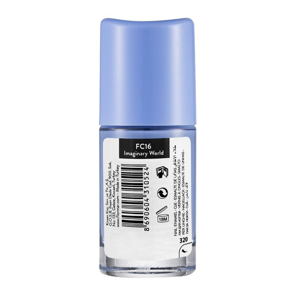 Flormar Full Color Nail Enamel, FC16 Imaginary World, 8ml, Nails, Flormar, Chase Value