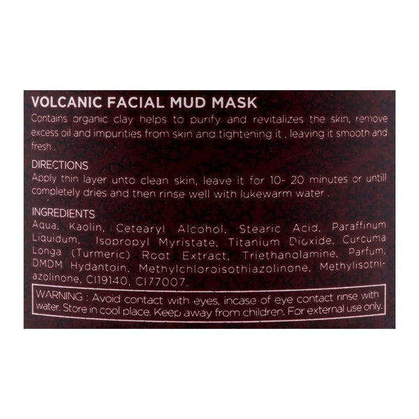 Silky Cool Gold Volcanic Facial Mud Mask, All Skin Types, 350ml, Facial Masks, Silky Cool, Chase Value