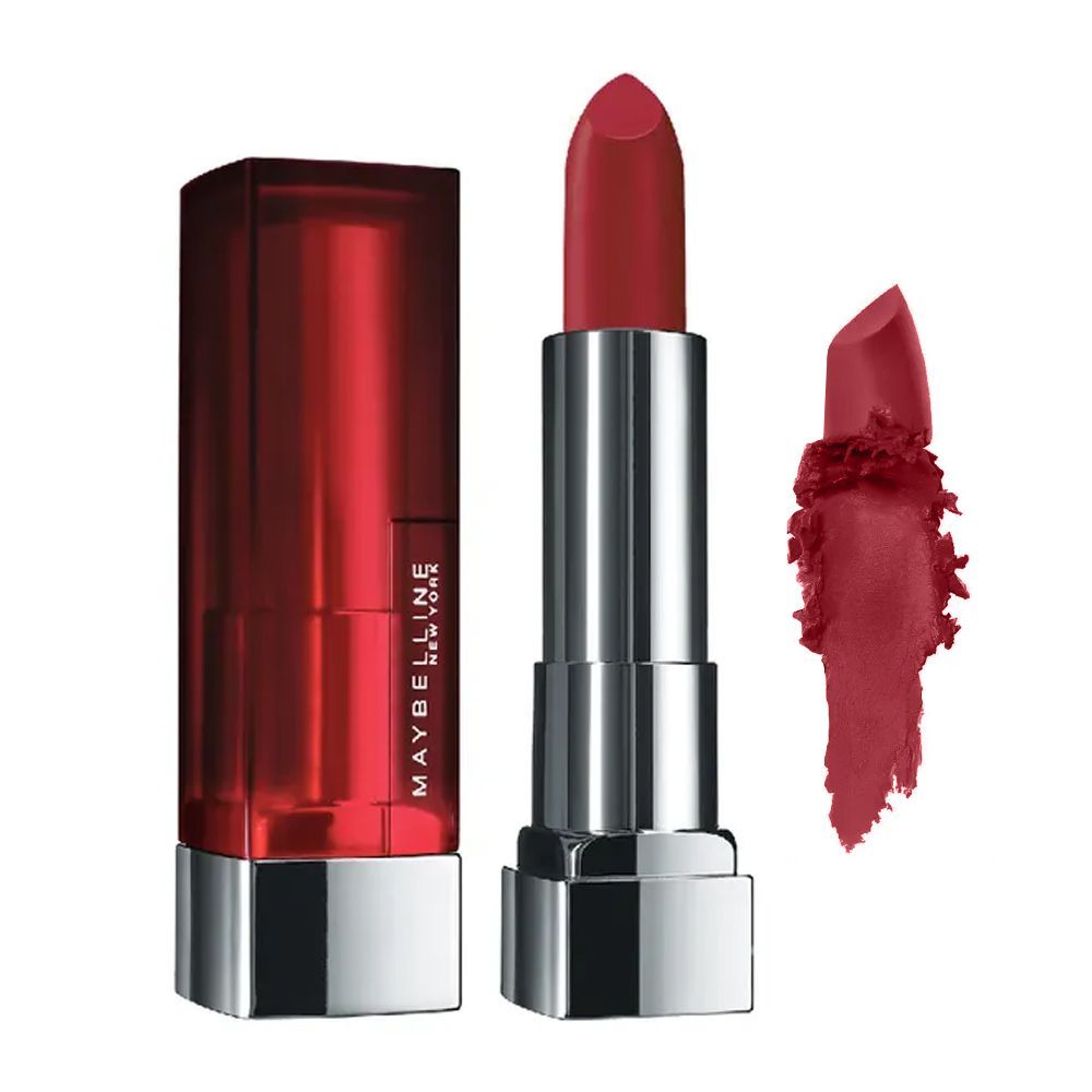Maybelline New York Color Sensational Creamy Matte Lipstick, 691 Rich Ruby, Lipstick, Maybelline, Chase Value