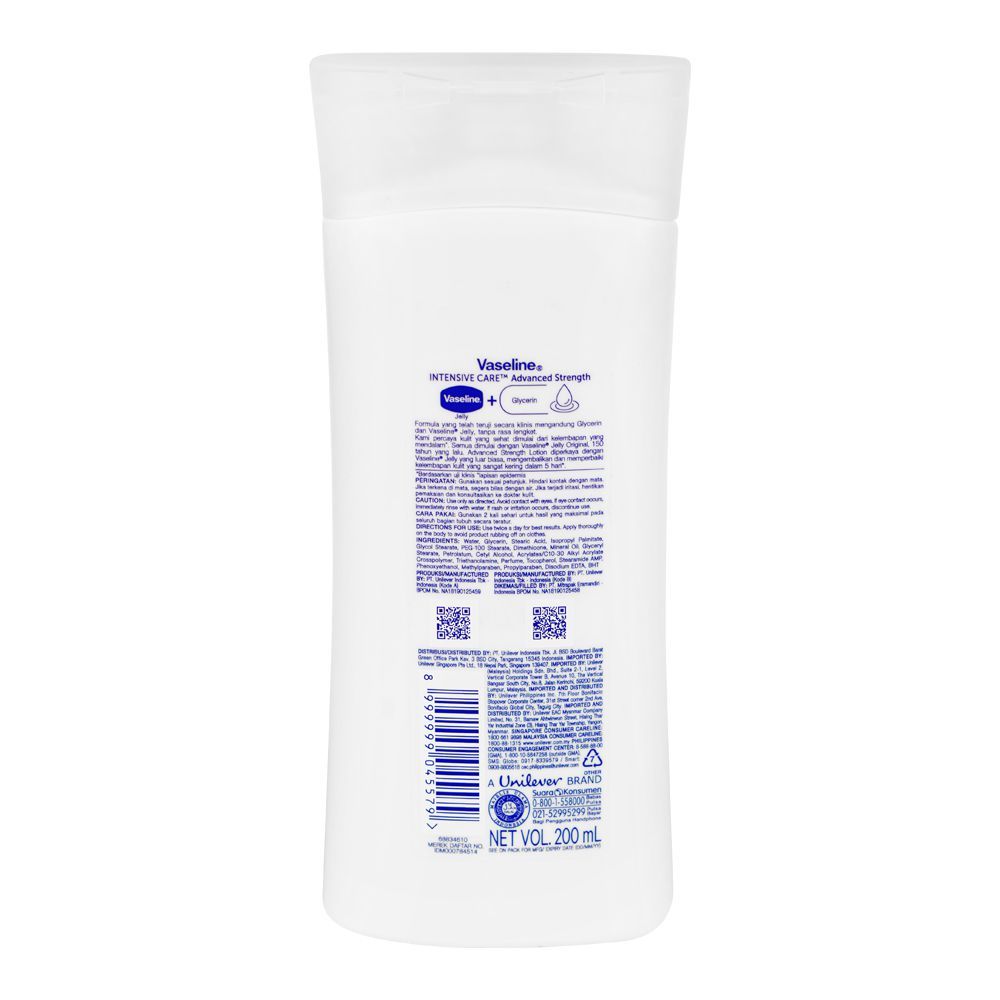 Vaseline Intensive Care Advanced Strength Body Lotion, 200ml, Creams & Lotions, Vaseline, Chase Value