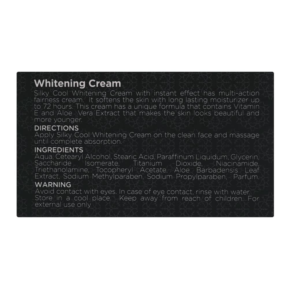 Silky Cool Extra Gold Whitening Cream, 50ml, Creams & Lotions, Silky Cool, Chase Value