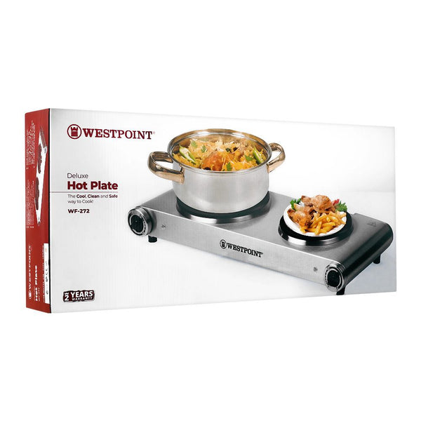 West Point Deluxe Double Hot Plate, WF-272, Toaster & Hot Plate, Westpoint, Chase Value