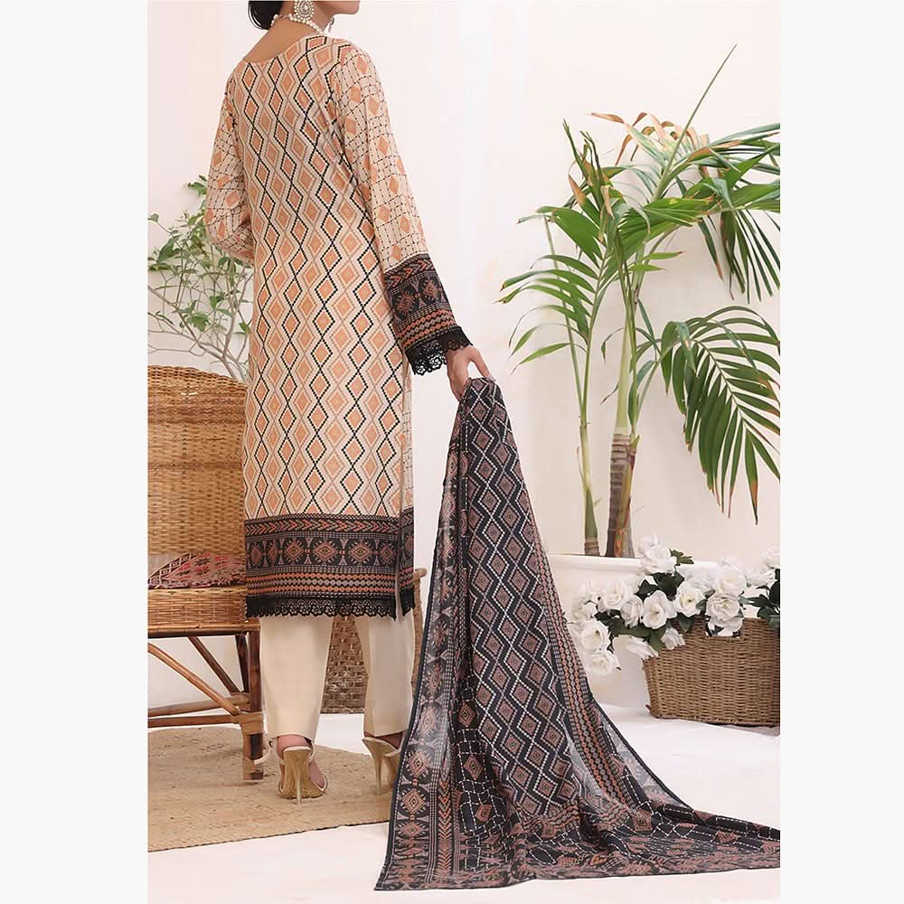 VS Misri Printed Lawn Unstitched 3Pcs Suit - 122, Women, 3Pcs Shalwar Suit, Vs Textile Mills, Chase Value