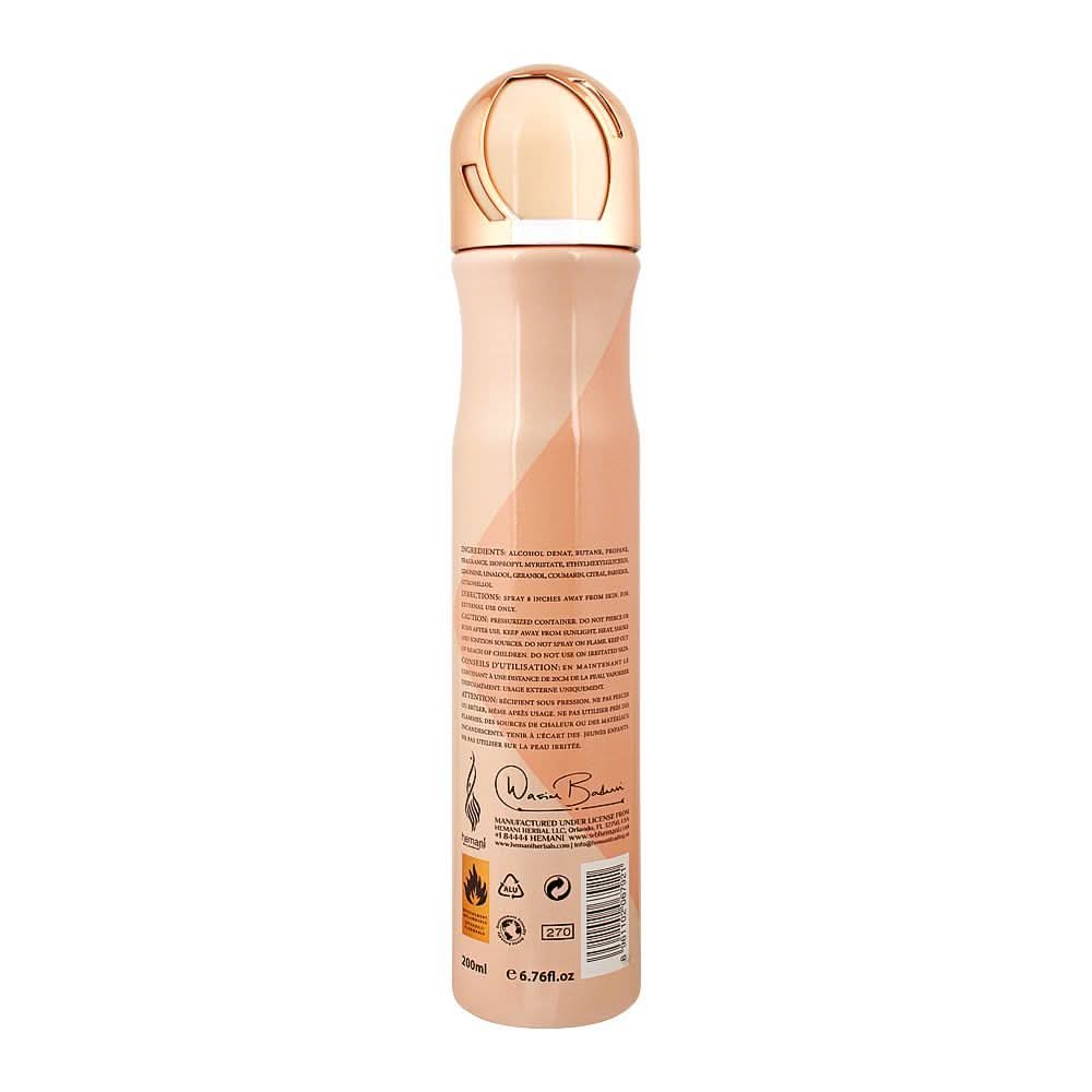 Wasim Badami Coral Blush Deodorant Body Spray, For Women 200ml, Women Perfumes, WB By Hemani, Chase Value