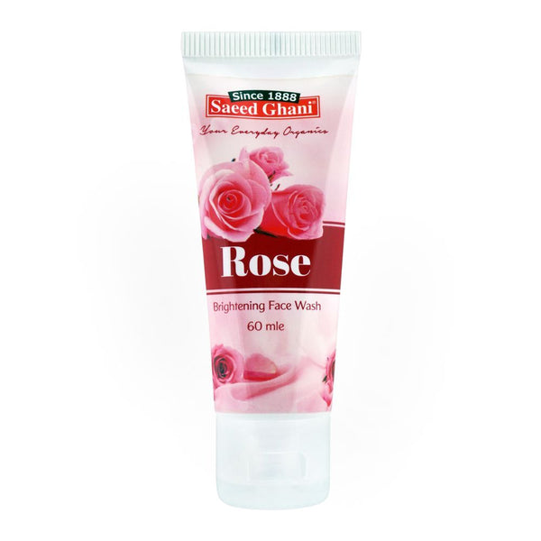 Saeed Ghani Rose Brightening Face Wash, 60ml, Face Washes, Saeed Ghani, Chase Value