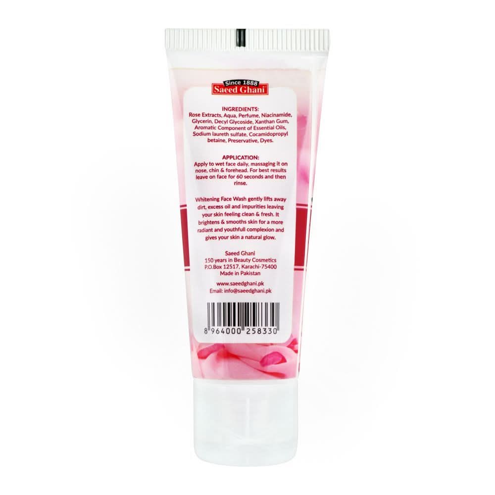 Saeed Ghani Rose Brightening Face Wash, 60ml, Face Washes, Saeed Ghani, Chase Value