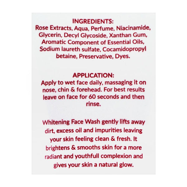 Saeed Ghani Rose Brightening Face Wash, 60ml, Face Washes, Saeed Ghani, Chase Value
