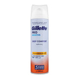 Gillette Pro Sensitive Deep Comfort Eucalyptus Oil Shave Foam, 250ml, After Shaves, Gillette, Chase Value