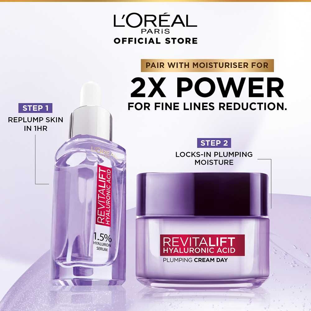 L'Oreal Paris Revitalift Hyaluronic Acid Serum, 30ml, Oils & Serums, Loreal, Chase Value