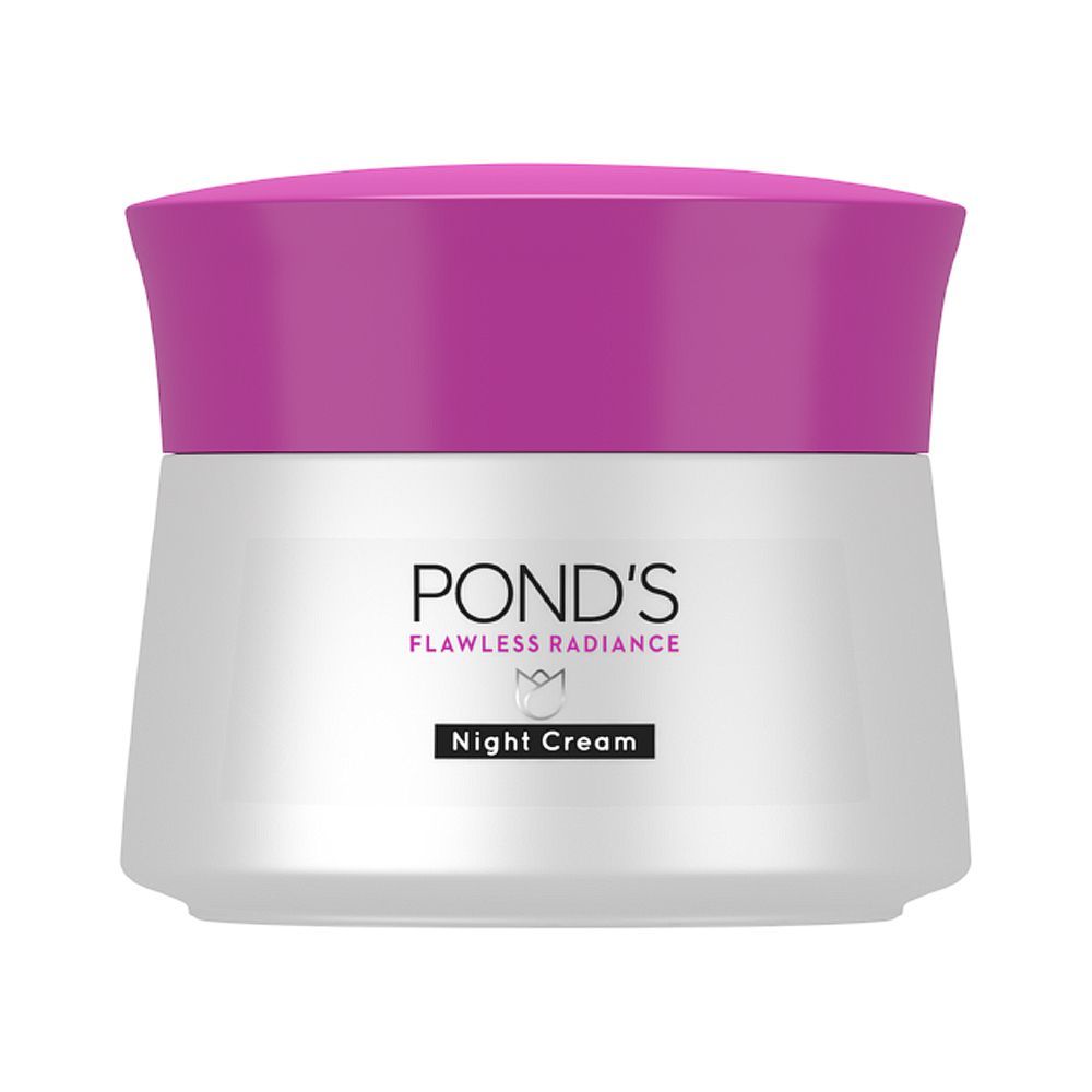 Pond's Flawless Radiance Even Tone Glow Night Cream, 50g, Creams & Lotions, Pond's, Chase Value