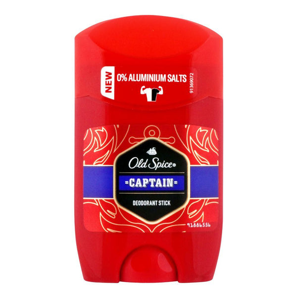 Old Spice Captain Deodorant Stick, For Men, 50ml, Body Roll On & Sticks, Old, Chase Value