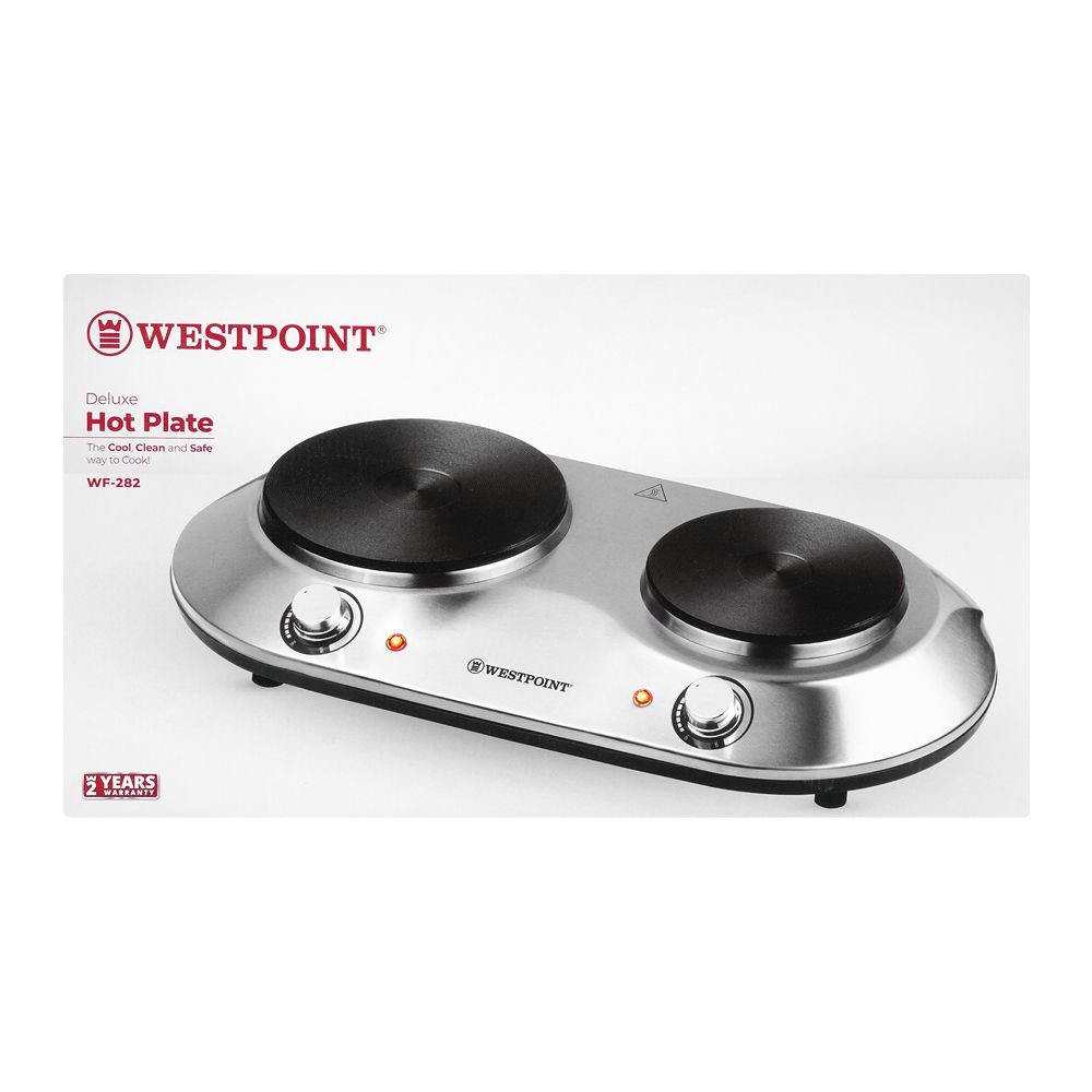 West Point Deluxe Hot Plate, WF-282, Toaster & Hot Plate, Westpoint, Chase Value
