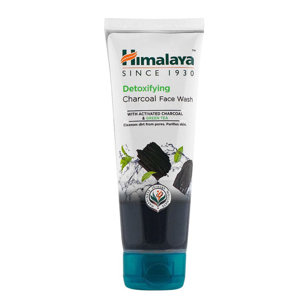 Himalaya Detoxifying Charcoal & Green Tea Face Wash, 100ml, Face Washes, Himalaya, Chase Value