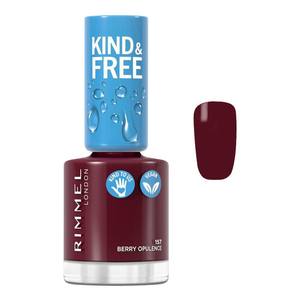 Rimmel Kind & Free Nail Polish, 157 Berry Opulence, Nails, Rimmel, Chase Value