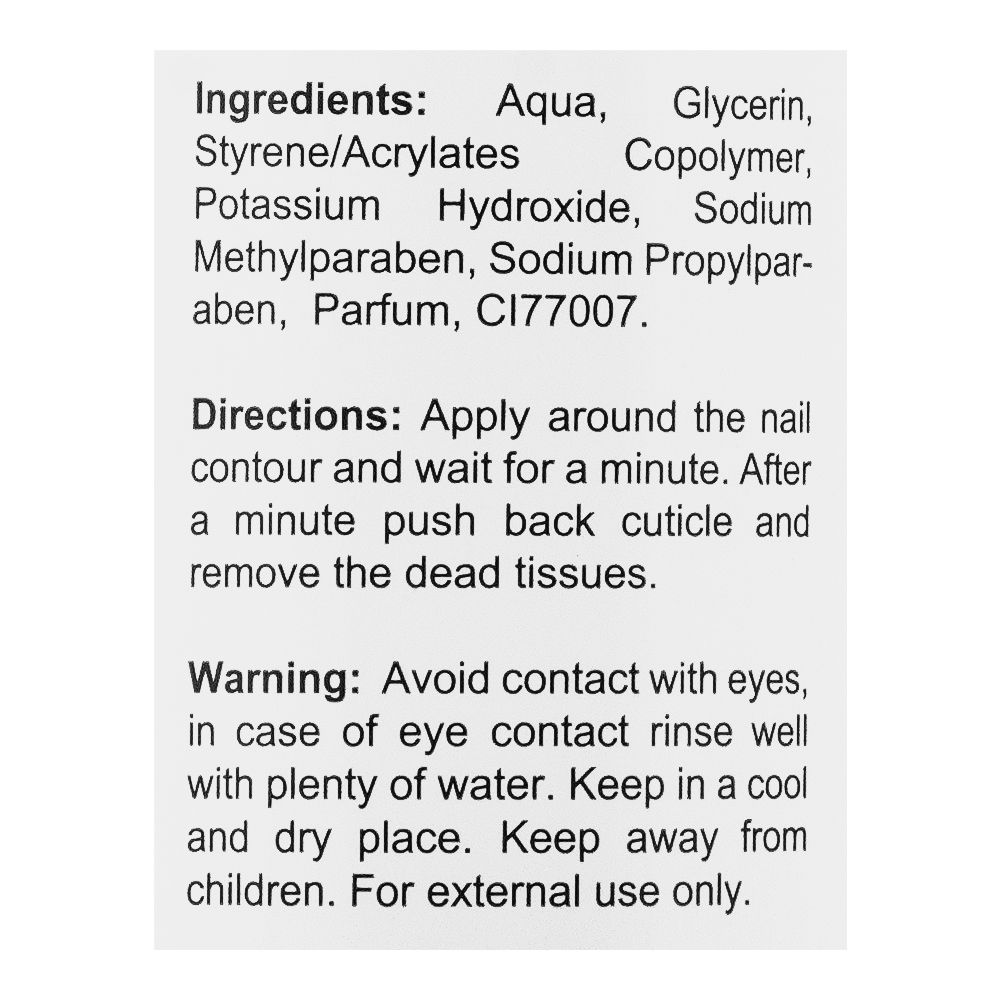 Silky Cool Extra Cuticle Remover, 250ml, Face Washes, Silky Cool, Chase Value