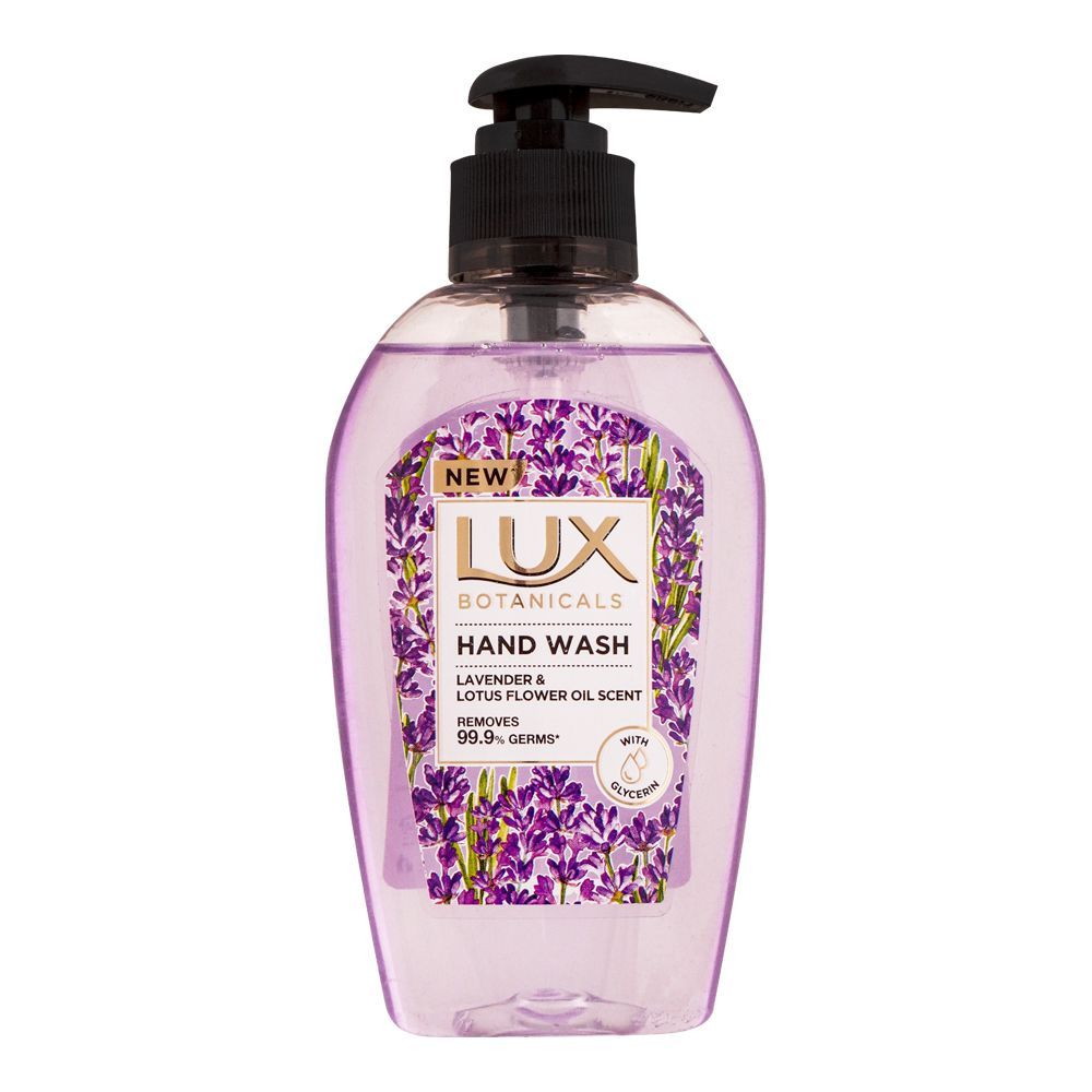 Lux Botanicals Lavender & Lotus Flower Oil Scent Hand Wash, 220ml, Face Washes, Lux, Chase Value