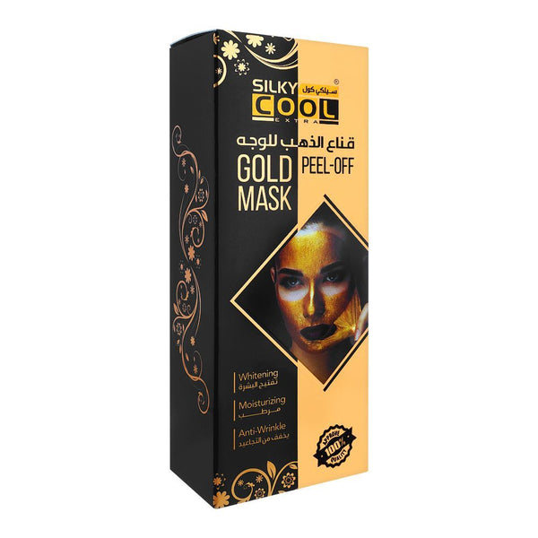 Silky Cool Extra Gold Peel-Off Whitening Mask, 120ml, Facial Masks, Silky Cool, Chase Value